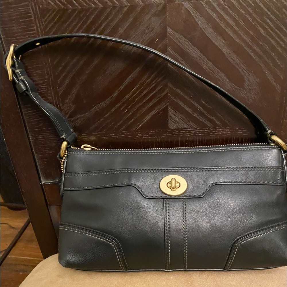 Coach leather handbag
